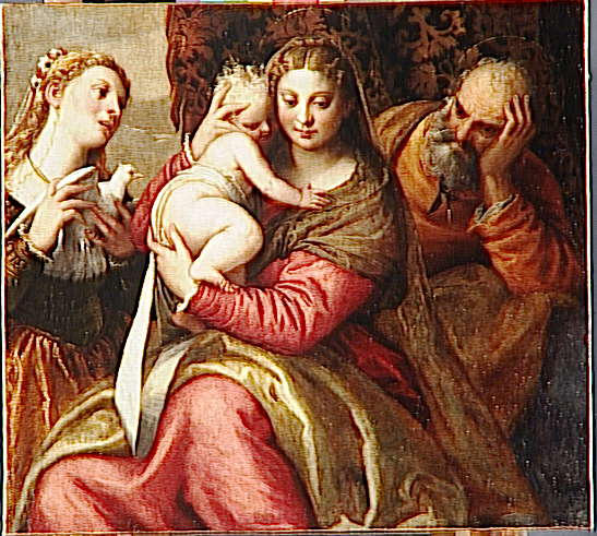 LA SAINTE FAMILLE AVEC SAINTE URSULE_0