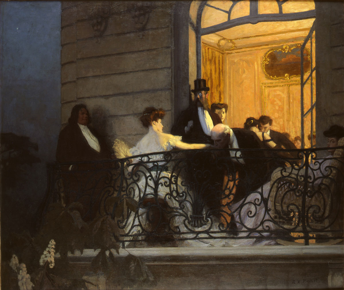 Le Balcon, René François Xavier Prinet, 1906 vers