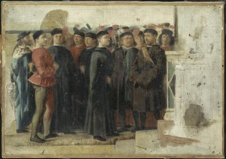 Détail du Retour des ambassadeurs (copie d'après Vittore Carpaccio)_0