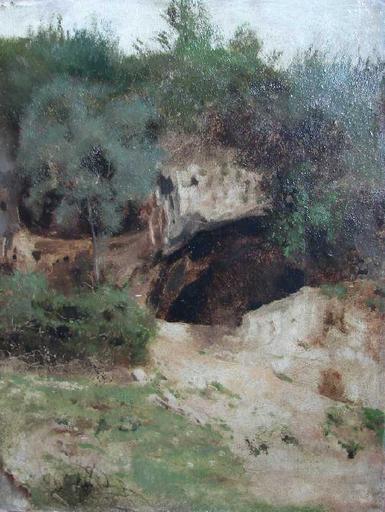 Sentier conduisant à une caverne_0