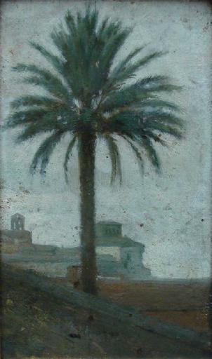 Paysage au palmier_0