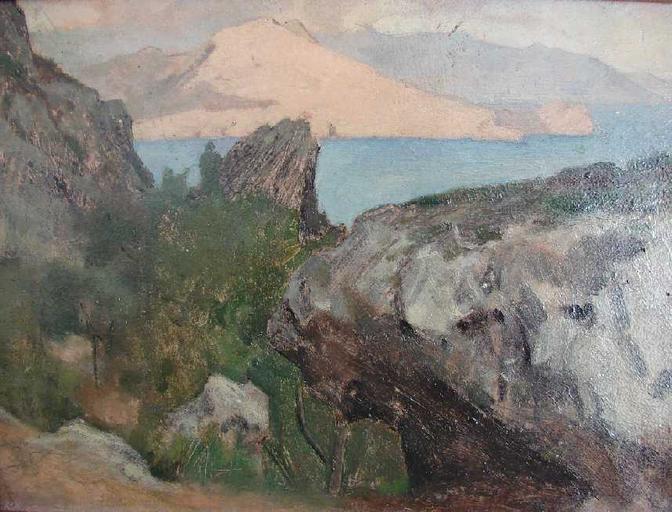 Vue du Cap Campanella depuis Capri_0