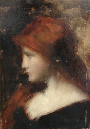 Femme de profil, Jean-Jacques Henner, 2e moitié 19e siècle
