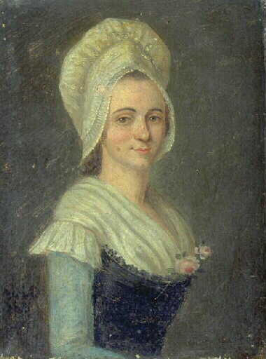 Portrait de femme à la rose, Durand, 1796