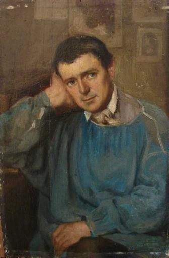 Séraphin Henner en blouse bleue_0