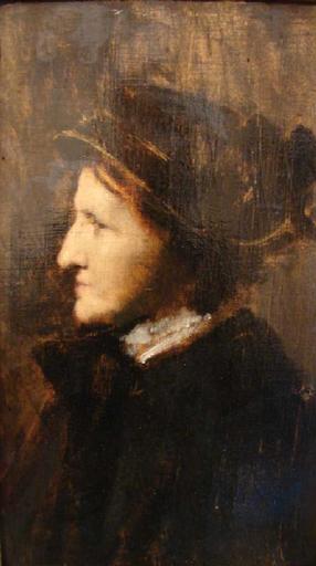 Mme Séraphin Henner (recto) ; Femme de profil (verso)_0
