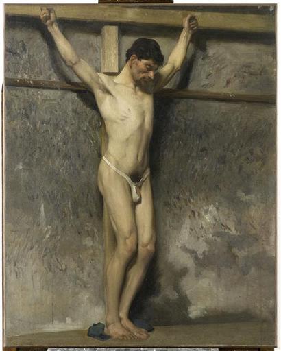 Christ en croix, Jean-Jacques Henner, 1850 vers