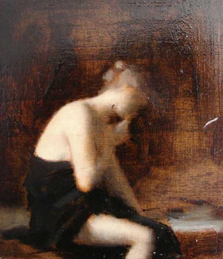 Femme drapée assise, Jean-Jacques Henner, 2e moitié 19e siècle