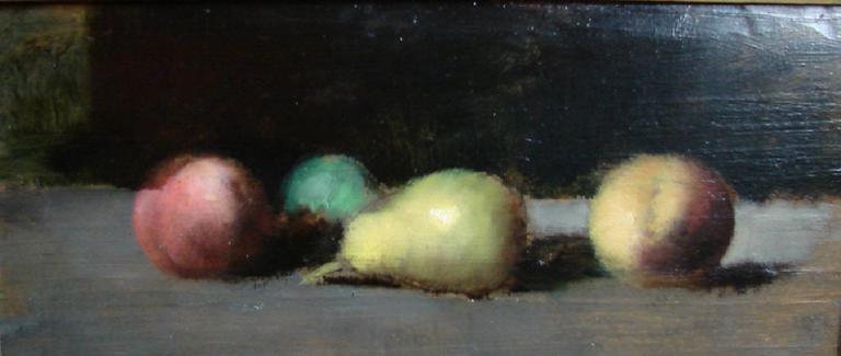 Nature morte à la poire et aux pêches, Jean-Jacques Henner, 2e moitié 19e siècle
