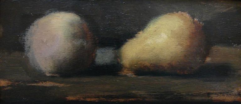Nature morte à la pêche et à la poire, Jean-Jacques Henner, 2e moitié 19e siècle