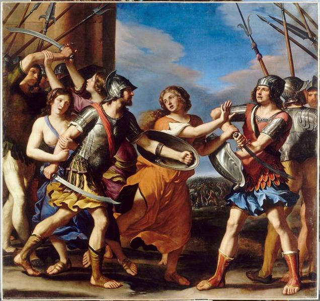 HERSILIE SEPARANT ROMULUS ET TATIUS, dit aussi LE COMBAT DES ROMAINS ET DES SABINS_0