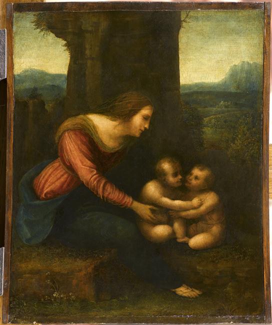 LA VIERGE, L'ENFANT JESUS ET SAINT JEAN_0