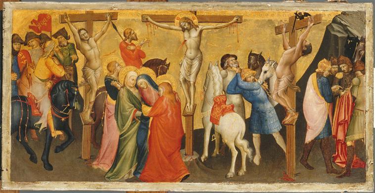 Le banquet d'Hérode ; La Crucifixion ; La rencontre entre saint Jacques le majeur et Hermogène, le martyre de saint Jacques le Majeur_1