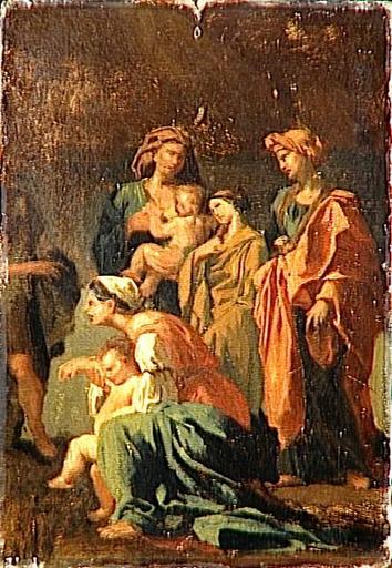 Saint Jean baptisant le peuple (copie d'après Poussin)_0