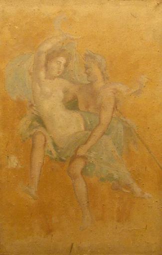 Scène d'enlèvement (copie d'après une peinture pompéienne)_0