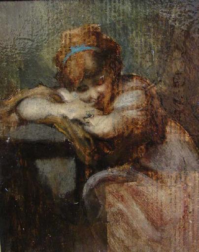 The laughing girl (copie d'après Reynolds)_0