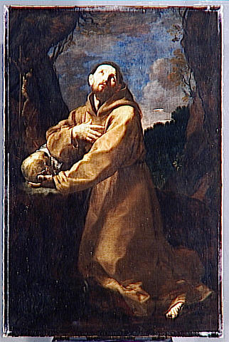 SAINT FRANCOIS EN MEDITATION, ou SAINT FRANCOIS EN EXTASE_0