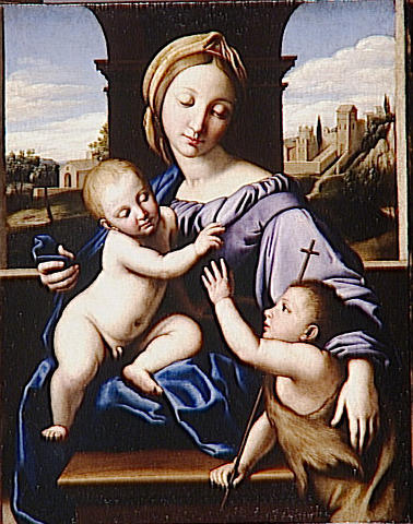 LA VIERGE A L'ENFANT AVEC SAINT JEAN-BAPTISTE_0