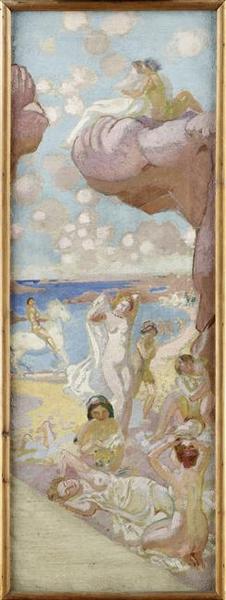 La plage, Maurice Denis, 1910-1912