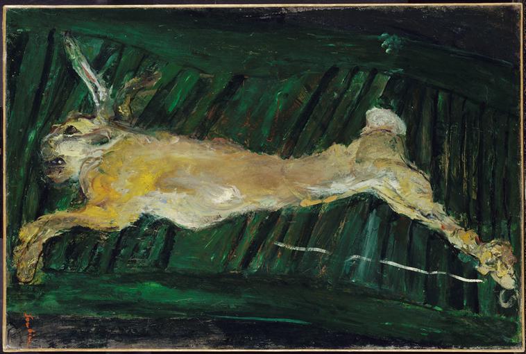 LE LIEVRE AU VOLET VERT, Chaïm Soutine, 1943 avant