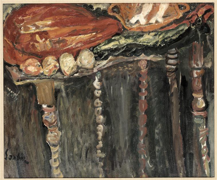 NATURE MORTE AU MORCEAU DE VIANDE CRUE, Chaïm Soutine, 1926 vers,1927 ou