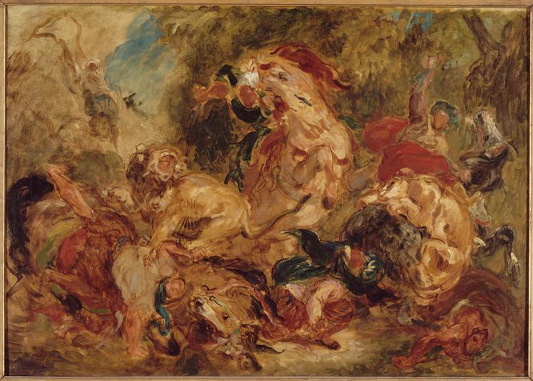 La chasse au lion (esquisse)_0