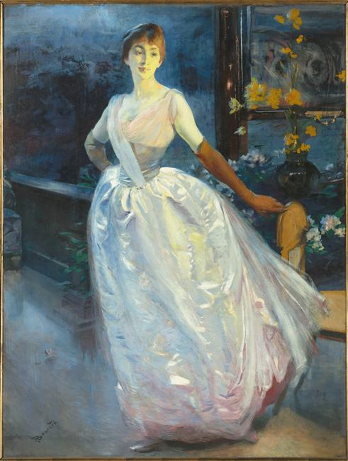 PORTRAIT DE MME ROGER JOURDAIN, FEMME DU PEINTRE_0