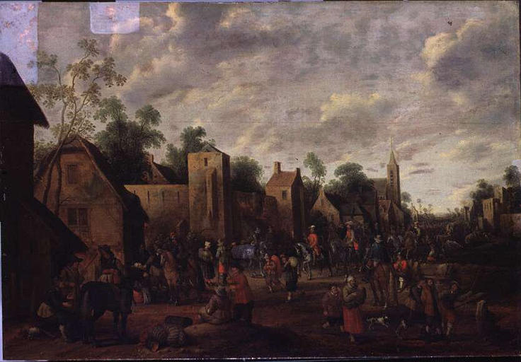 SCENE DE GUERRE, Joost Cornelisz Droochsloot, 1648