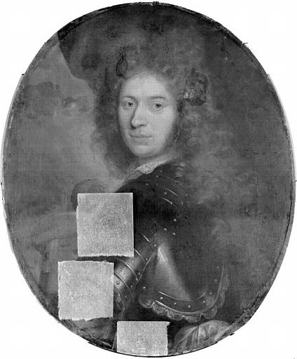 PORTRAIT D'HOMME EN ARMURE, 17e siècle