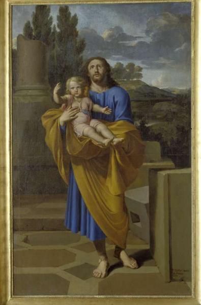SAINT JOSEPH PORTANT L'ENFANT JESUS_0