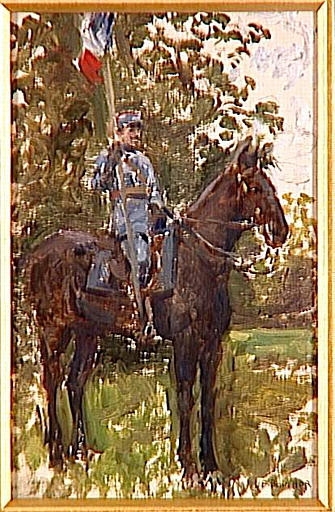 Porte fanion du général Mangin, septembre 1918_0