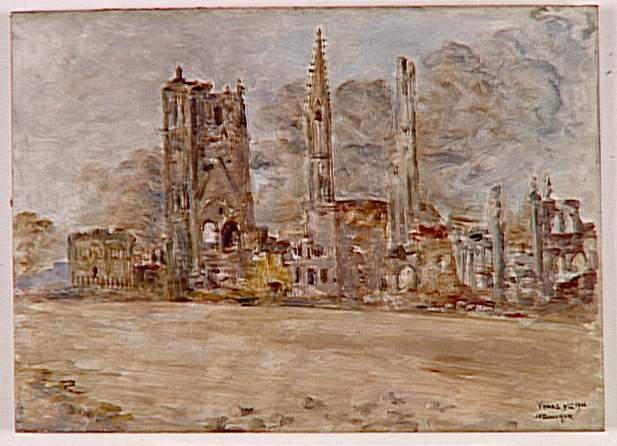Ypres sous le bombardement en novembre 1918_0