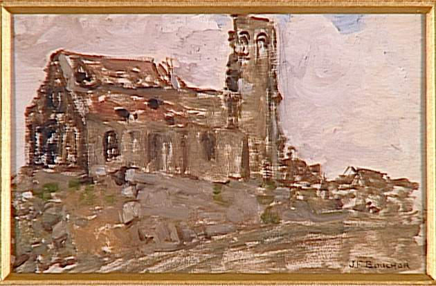 L'église Berzy-le-Sec, septembre 1918_0