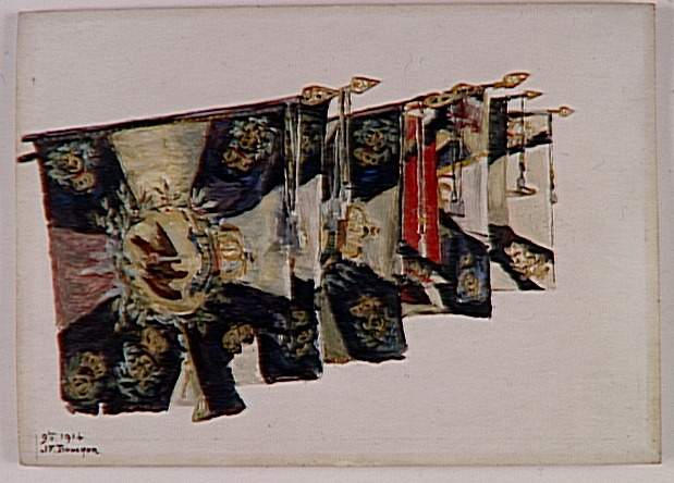 Sept drapeaux pris à l'ennemi. Paris, Invalides, novembre 1914_0