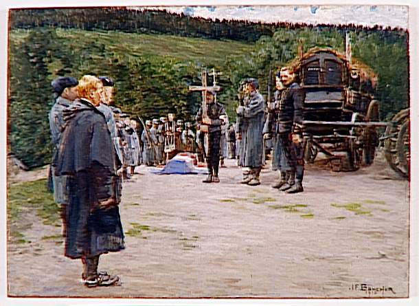 Enterrement d'un officier dans les Vosges, Juillet 1915_0