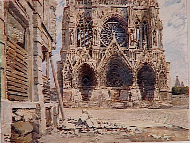 La cathédrale de Reims, Septembre 1917_0