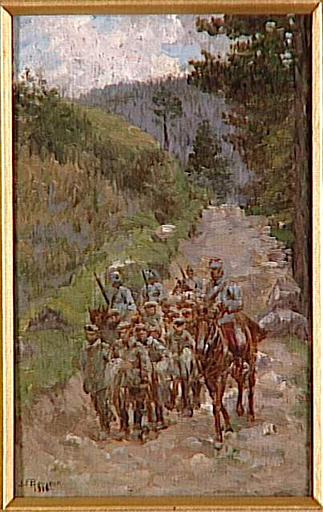 Les premiers prisonniers allemands au Lingekopf, Juillet 1915_0