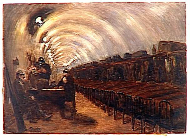 Citadelle de Verdun : casemate des artilleurs, Verdun, Juillet 1917_0