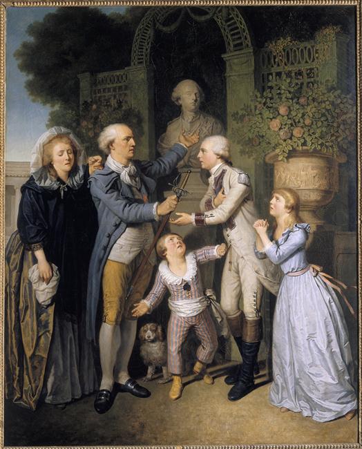 LE PATRIOTISME FRANCAIS OU LE DEPART_0