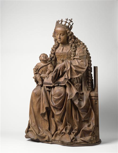 Vierge à l'Enfant en majesté ; La Vierge assise et l'Enfant_0