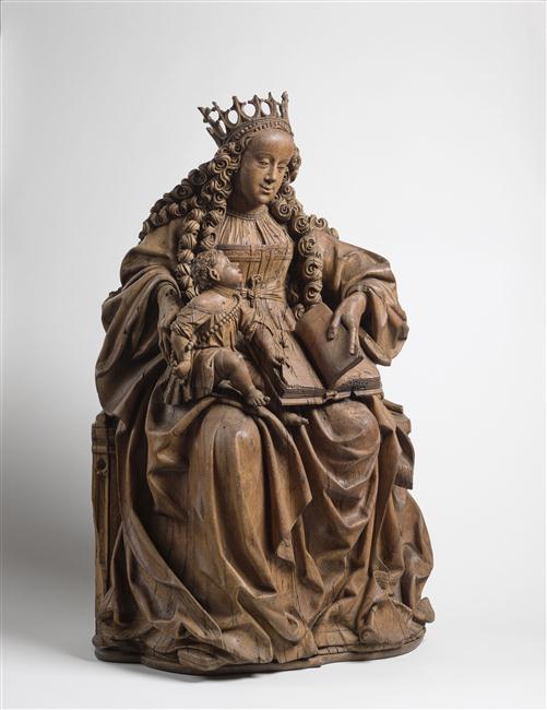 Vierge à l'Enfant en majesté ; La Vierge assise et l'Enfant_1