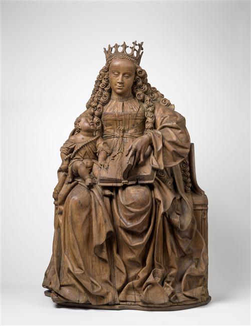 Vierge à l'Enfant en majesté ; La Vierge assise et l'Enfant_2