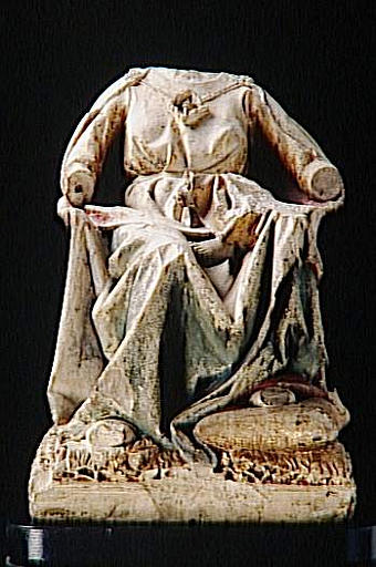 VIERGE A L'ENFANT ASSISE_0