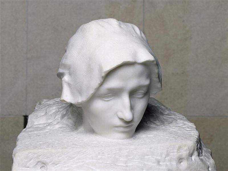 LA PENSEE ; AUSSI CONNU SOUS LES TITRES : TETE DE FEMME, CONTEMPLATION_2