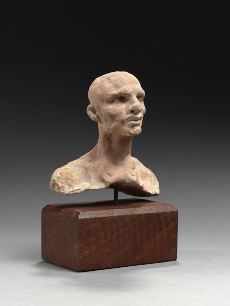 BOURGEOIS DE CALAIS : JACQUES DE WISSANT, ESQUISSE POUR LA TETE DE LA DEUXIEME MAQUETTE_1