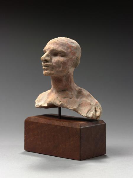 BOURGEOIS DE CALAIS : JACQUES DE WISSANT, ESQUISSE POUR LA TETE DE LA DEUXIEME MAQUETTE_6