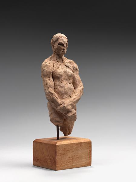 BALZAC, ESQUISSE DU NU B, COUPE AUX GENOUX, MAINS JOINTES SUR LE BAS VENTRE_1