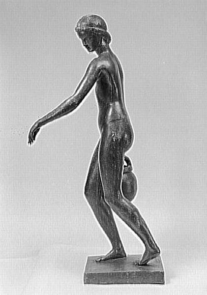 PORTEUSE D'EAU ; JEUNE FILLE A LA CRUCHE_3