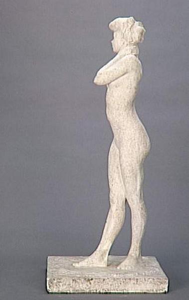 FEMME NUE DEBOUT LE BRAS DROIT DERRIERE LA TETE_1