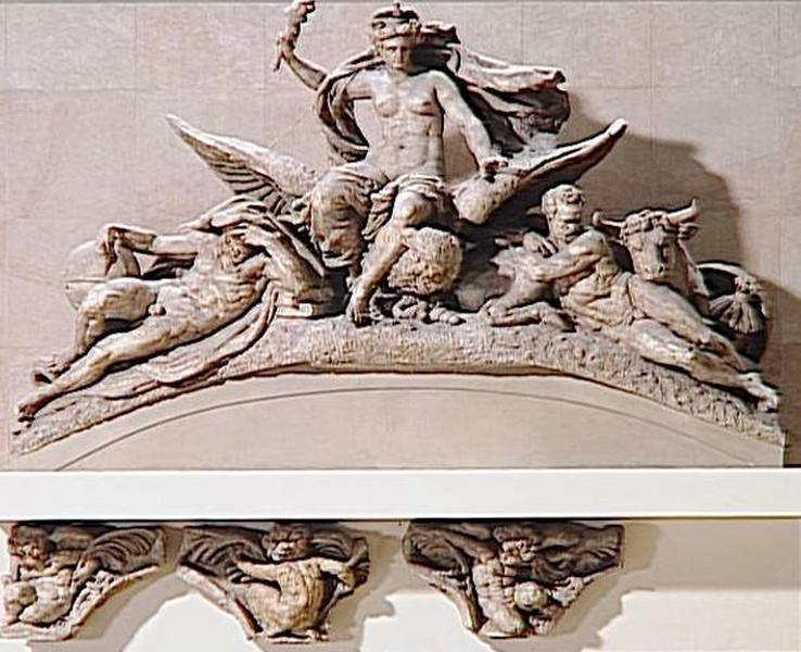 LA FRANCE IMPERIALE PORTANT LA LUMIERE DANS LE MONDE ET PROTEGEANT L'AGRICULTURE ET LA SCIENCE_0
